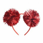 TAÇ PONPON KIRMIZI - 1