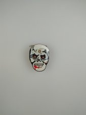 ROZET IŞIKLI KORSAN KURUKAFA 2,5CM - 1