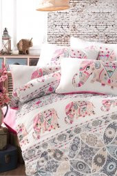 LadyModa Elephant Çift Kişilik Nevresim Seti - 2