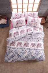 LadyModa Elephant Çift Kişilik Nevresim Seti - 3