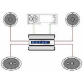 Xetec Xİ-90.4 360 Watt 4 Kanal Stereo Oto Anfi - 4
