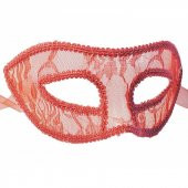 MASKE DANTELLİ KIRMIZI - 1