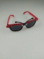 GÖZLÜK BENEKLİ SİYAH KIRMIZI - 1