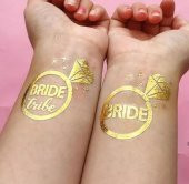 10 Ad Bride Dövme, Team Bride Dövme - Bekarlığa Veda Dövme Geçici - 4