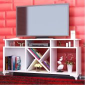 BMdekor TV Ünitesi Kamer Tasarım Beyaz - 1