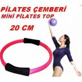 PİLTES ÇEMBERİ '' 20 CM PİLATES TOPU HEDİYE - 1