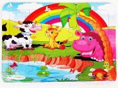 Yapboz Orta boy Karton 20 Parça Puzzle - 7