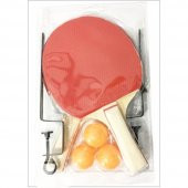 Leyaton Masa Tenisi Komple Seti - 2 Raketi + 3 Pinpon Topu + File-Demir - 3