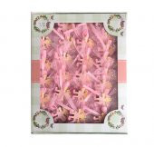 Bebek Şekeri Süslü Çocuk Sticker Ahşap Pembe 50 Adet - 4