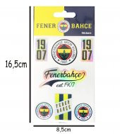 Lisanslı Fenerbahçe Sticker Set PS4 - Oto - Cep Telefon - Laptop - 3