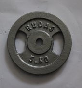 120 KG Demir Dokum Halter Dambıl Set, 2 Kısa + 160 CM Barlı - 6