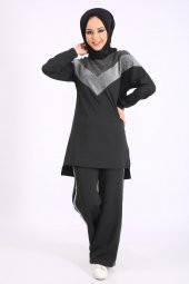 LOREEN Kadın Siyah Spor Takım - 3