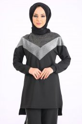 LOREEN Kadın Siyah Spor Takım - 4