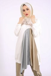 SOUL Kadın Ekru Sweat - 4