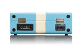 Lenco Classic Phono TT-33 Ahşap Deri Kaplı Pikap Mavi Plak Çalar - 4