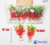 TLS 10LU Yapay Akvaryum Bitkisi Dekoru 1017 10 cm - 1