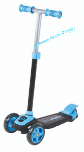 Cool Wheels 3 Tekerlekli Twistable Kız Erkek Çocuk Scooter Frenli Işıklı Teker 30 kg Taşıma Kapasiteli - 6