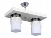 LAMBADAR İKİLİ DİKDÖRTGEN TEPSİ TAÇLI KREM - 1