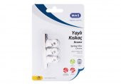 MAS KISKAC BEYAZ METAL 40mm  3 LU BLS.(951) - 1