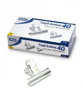 MAS KISKAC METAL BEYAZ YAYLI 40mm 24 LU KUTU (950) - 1