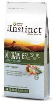 True Instinct No Grain Puppy Medium/Maxi Somonlu Tahılsız Yavru Köpek Maması 2 Kg - 1