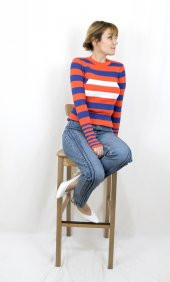 Mom Jean Yanı Şeritli - 1