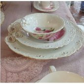 Tac Bone China Amore 85 Parça Yemek Takımı - 1