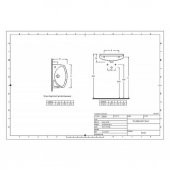 EGE LİSSA VİTRİFİYE KÖŞELİ DELİKLİ LAVABO 45x28 CM - 4