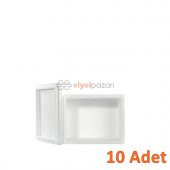 Strafor Köpük Kutu 0,5 kg D-1 (26.7cm x 16.3cm x 12.5cm) 10 Adet - 1