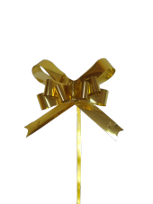 ÇEKMELİ FİYONK 19MM METALİK GOLD (1 ADET) - 2