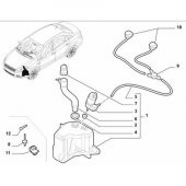 FIAT LİNEA SU FISKIYE MEMESİ SAĞ         51880019 - 3