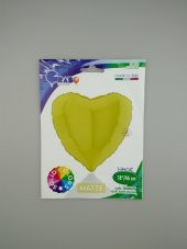 FOLYO BALON KALP 18 SARI MAT D.Ü 20 - 1