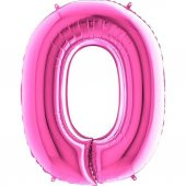 FOLYO BALON O HARF FUŞYA 102CM (DÜ 50TL) - 1