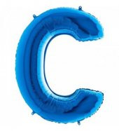 FOLYO BALON C HARF MAVİ 102CM (DÜ 50TL) - 1