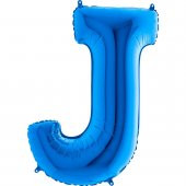 FOLYO BALON J HARF MAVİ 102CM (DÜ 50TL) - 1