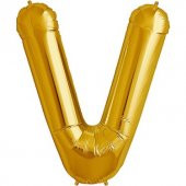 FOLYO BALON V HARF GOLD 102CM (DÜ 50) - 2