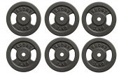 110 KG Demir Dokum Halter Dambıl Set ,OB, 2 Kısa + S 120 CM + 145 CM Barlı - 6