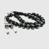 Erzurum Oltusu 925 Ayar Gümüş Püsküllü Tesbih - 1