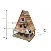 Ahşap Kedi Evi - 4