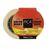 PICADOR KOPUKLU CIFT TARAFLI BANT 19mmX5m (4300) - 1