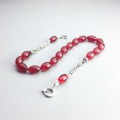 Polshak Maskot Tesbih Kırmızı Bakalit 6x10mm - 1