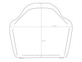 İsme Özel Tekli Çocuk Koltuğu Buz Mavisi - Büyük Boy - 4