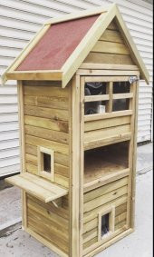 Ahşap Kedi Evi - 1