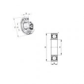 SKF 6006/ZZ C3 Sabit Bilyalı Rulman - 2