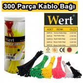 WERT 2430 Kablo Bağı Seti, 300 Parça - 2