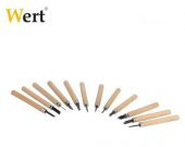 Wert 12 li Ahşap Oyma Iskarpela Seti 2512 - 1