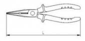 İzeltaş Uzun Kargaburun Düz Uçlu 200Mm - 2