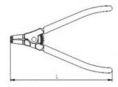 İzeltaş Dış Segman Pensi Yaylı Eğri 170mm - 2