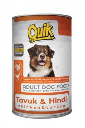 Quik Köpek 415 gr Tavuk-Hindi Konserve 24 Adet - 1