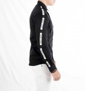 DeepSEA Önü Modelli Kolları Yazı Şeritli Kanvas Erkek Gömlek 1803 - 10